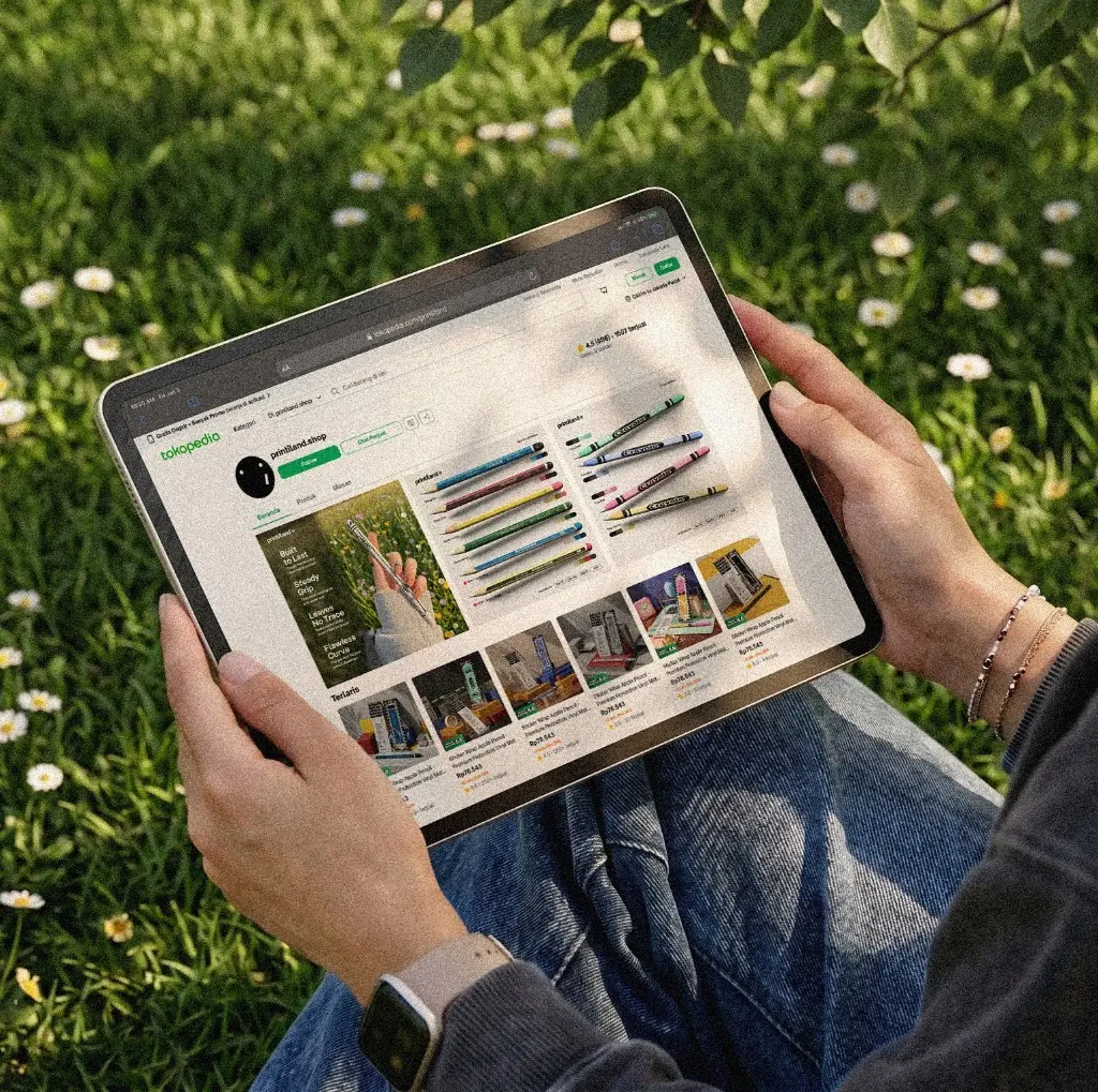 Printiland preview on iPad